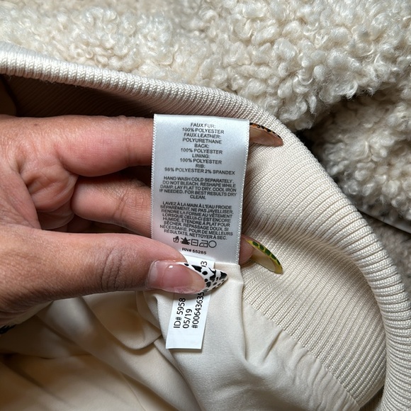 Express Sherpa Jacket!! Express x Negin Mirsalehi collection! Worn once - Picture 7 of 7